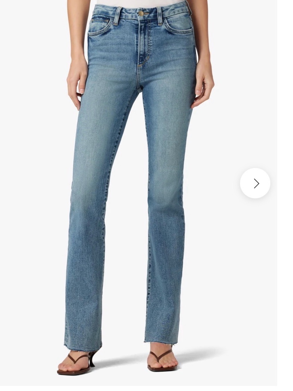 Joe’s Hi Honey High Rise Curvy Bootcut Slit hem
